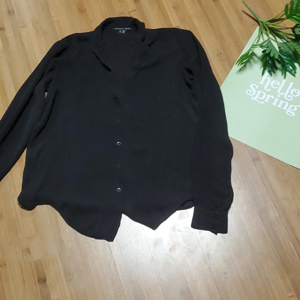 Theyskens theory silk blouse